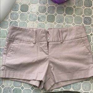 Blush pink shorts 3/4 in size Small